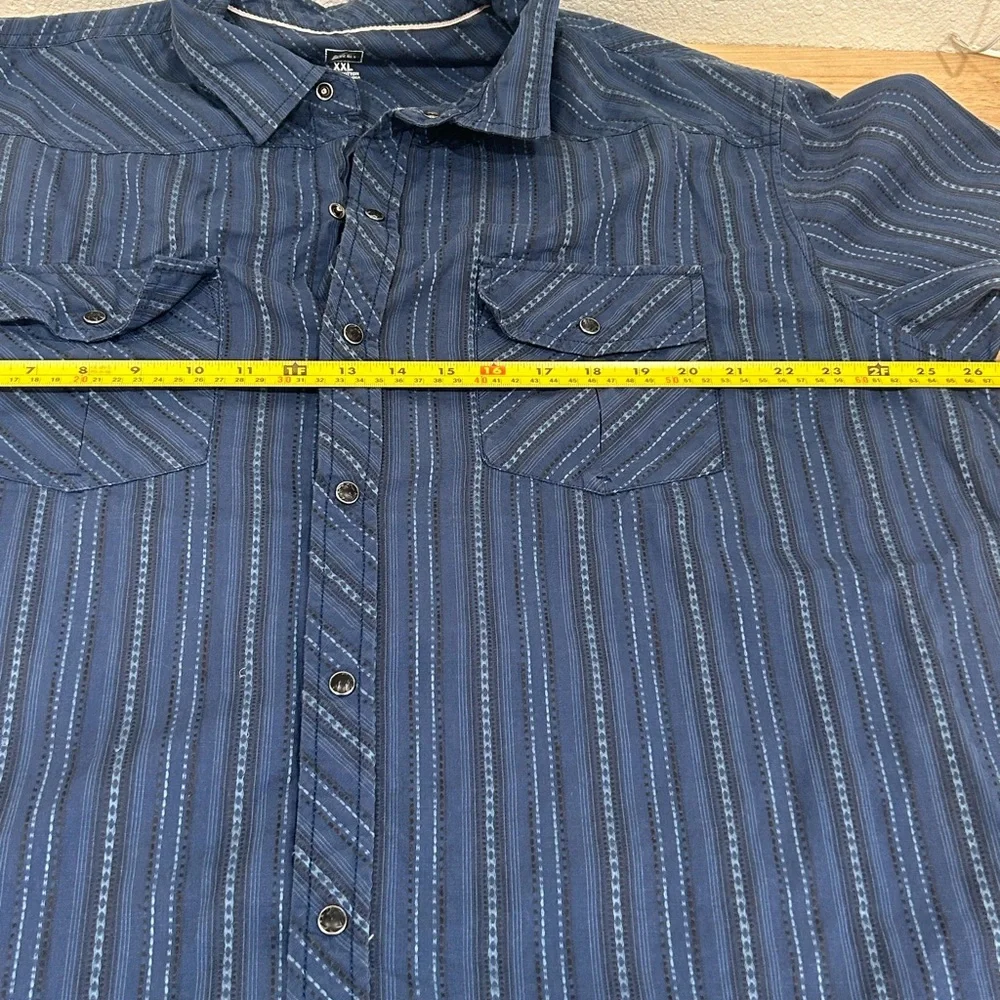 REI Men’s Steen Short Sleeve Button Down Top SZ XXL - Picture 7 of 8